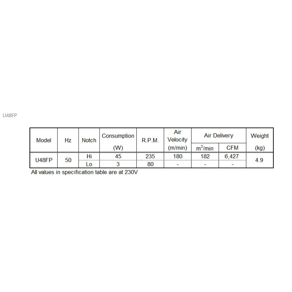 KDK U48FP LED Light DC Ceiling Fan (White/Black) 4HOME SINGAPORE - 4HOME