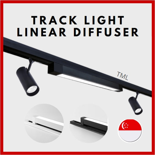 Linear Track Light Flood Light Diffuser Extra Bright Plug and Play 20W TML