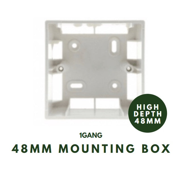 48mm PVC Mounting Box High Depth CHW