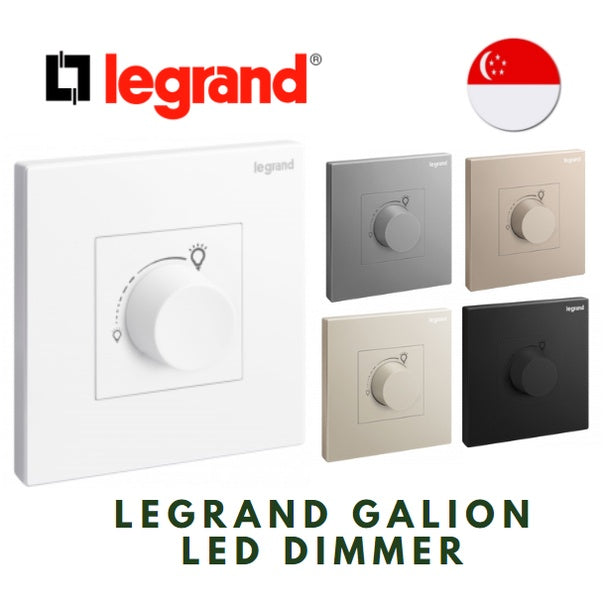 Legrand Galion Dimmer for Lighting LED Halogen 2 824 19 2 824 20