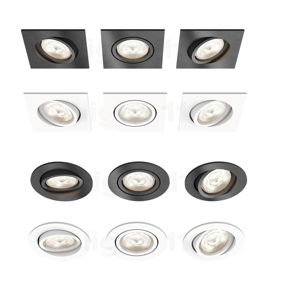 Rotatable LED Spotlight Recessed Downlight Spotlight 7W 600lm