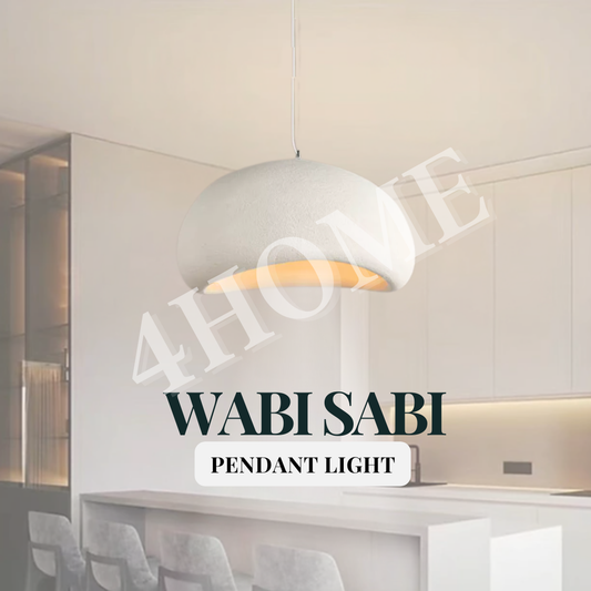 Minimalist Wabi-Sabi Cloud Egg-shaped Chandelier Pendant Island Dining Table