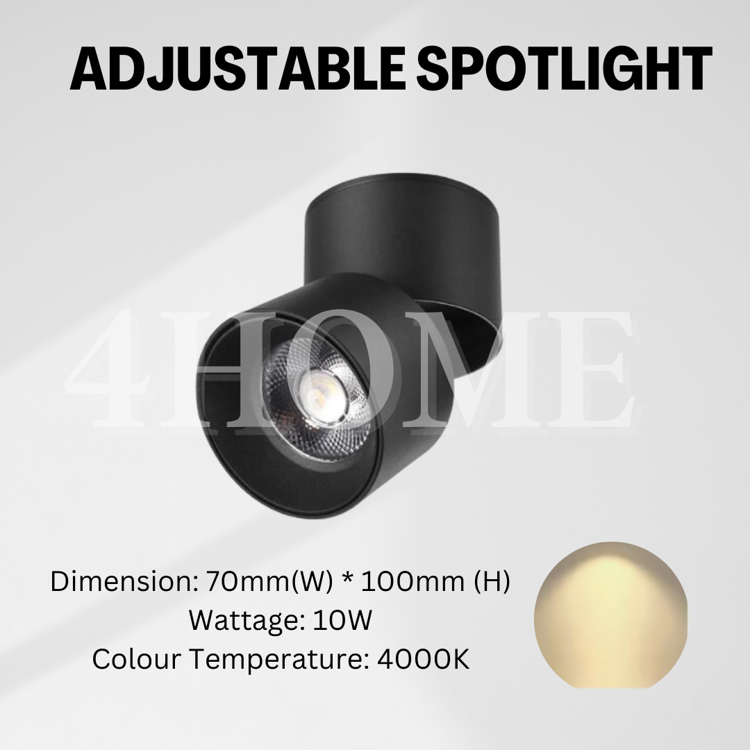 Minimalist Adjustable Surface Spotlight LED Surface Downlight 7W TML