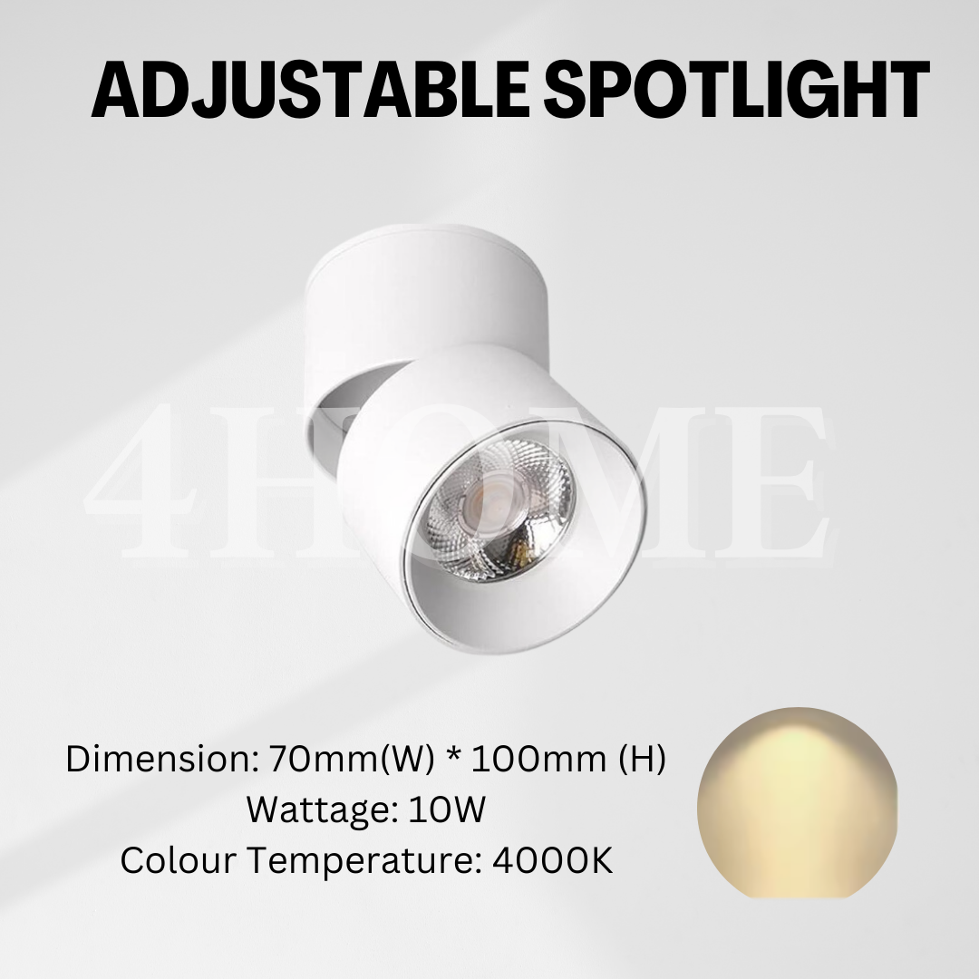 Minimalist Adjustable Surface Spotlight LED Surface Downlight 7W TML