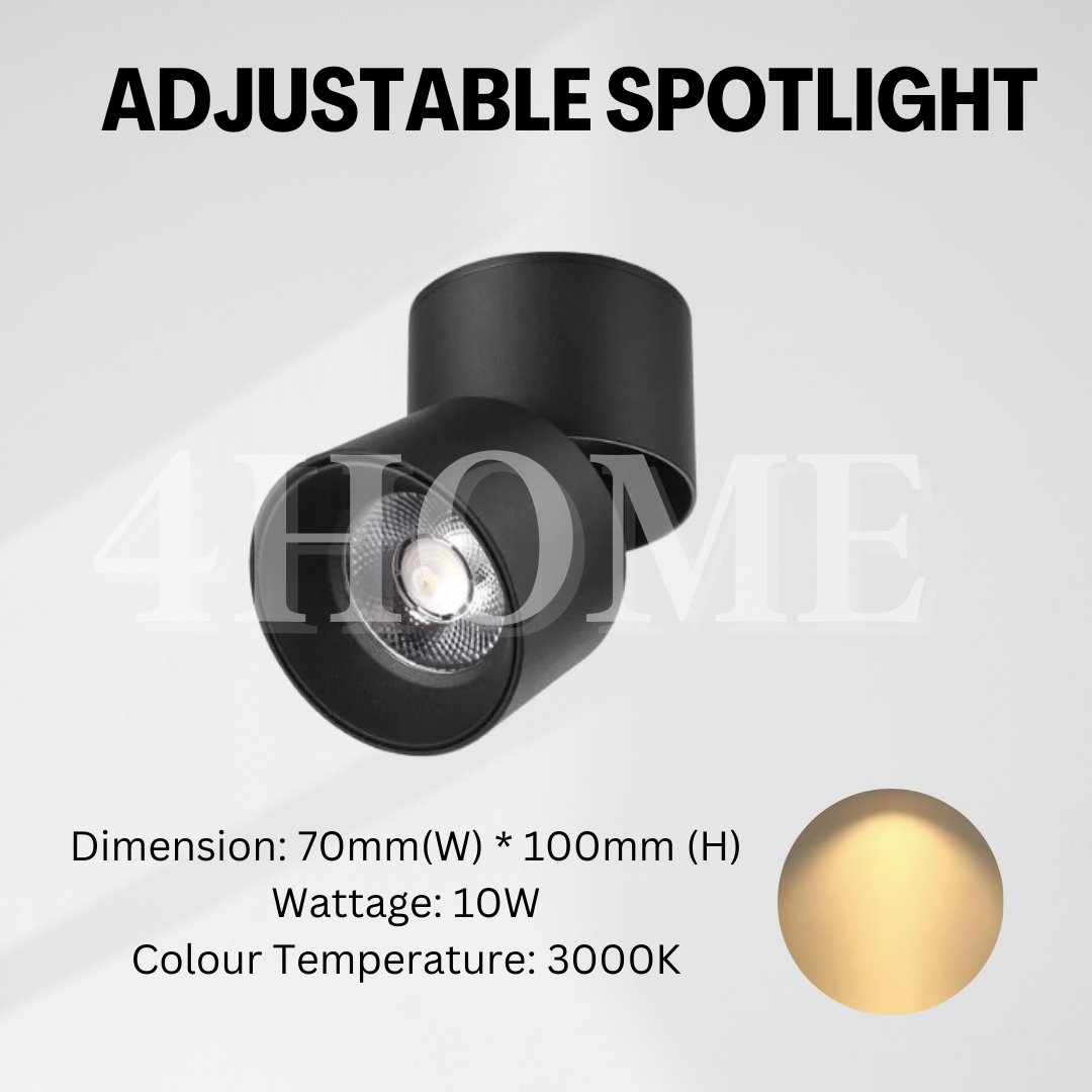 Minimalist Adjustable Surface Spotlight LED Surface Downlight 7W TML