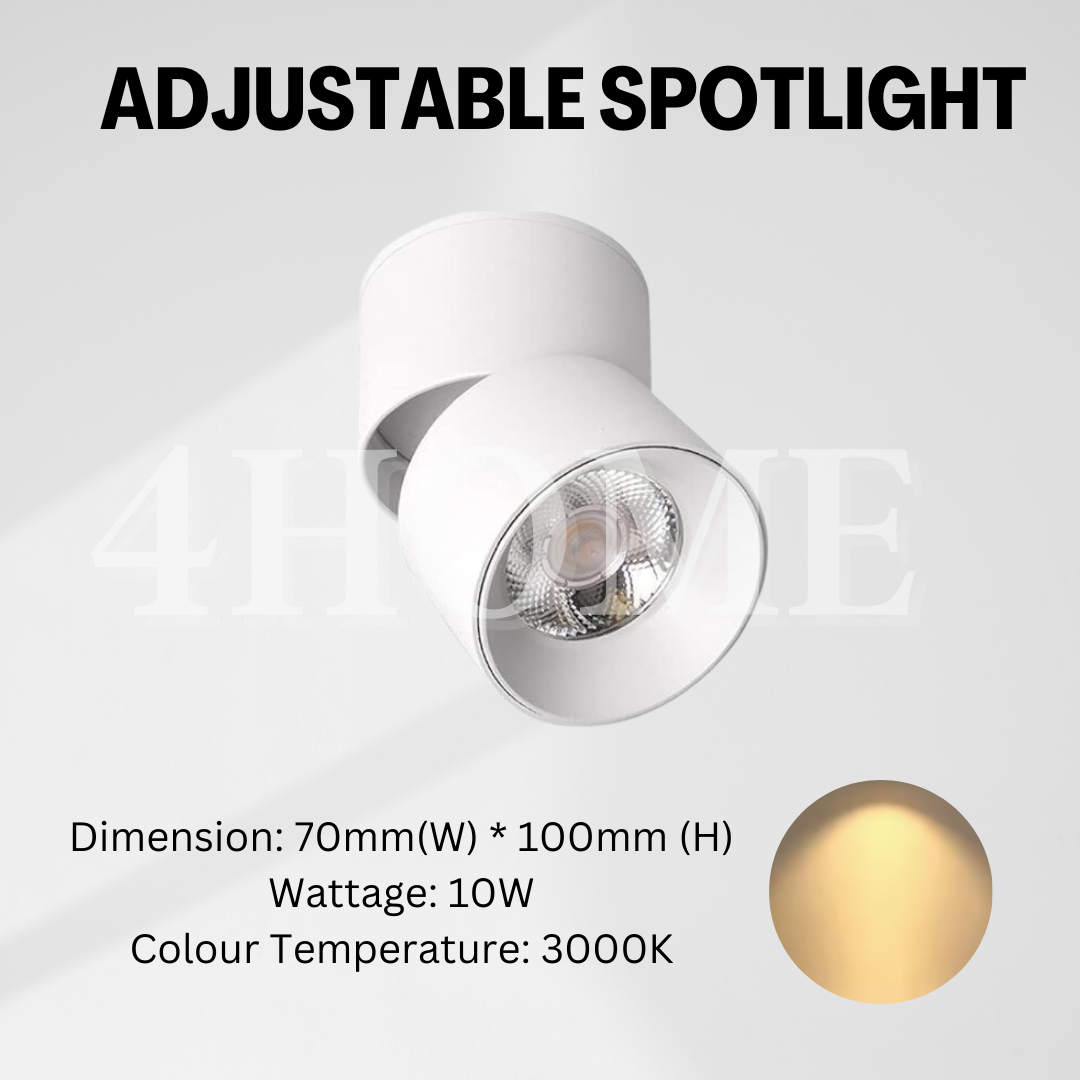 Minimalist Adjustable Surface Spotlight LED Surface Downlight 7W TML