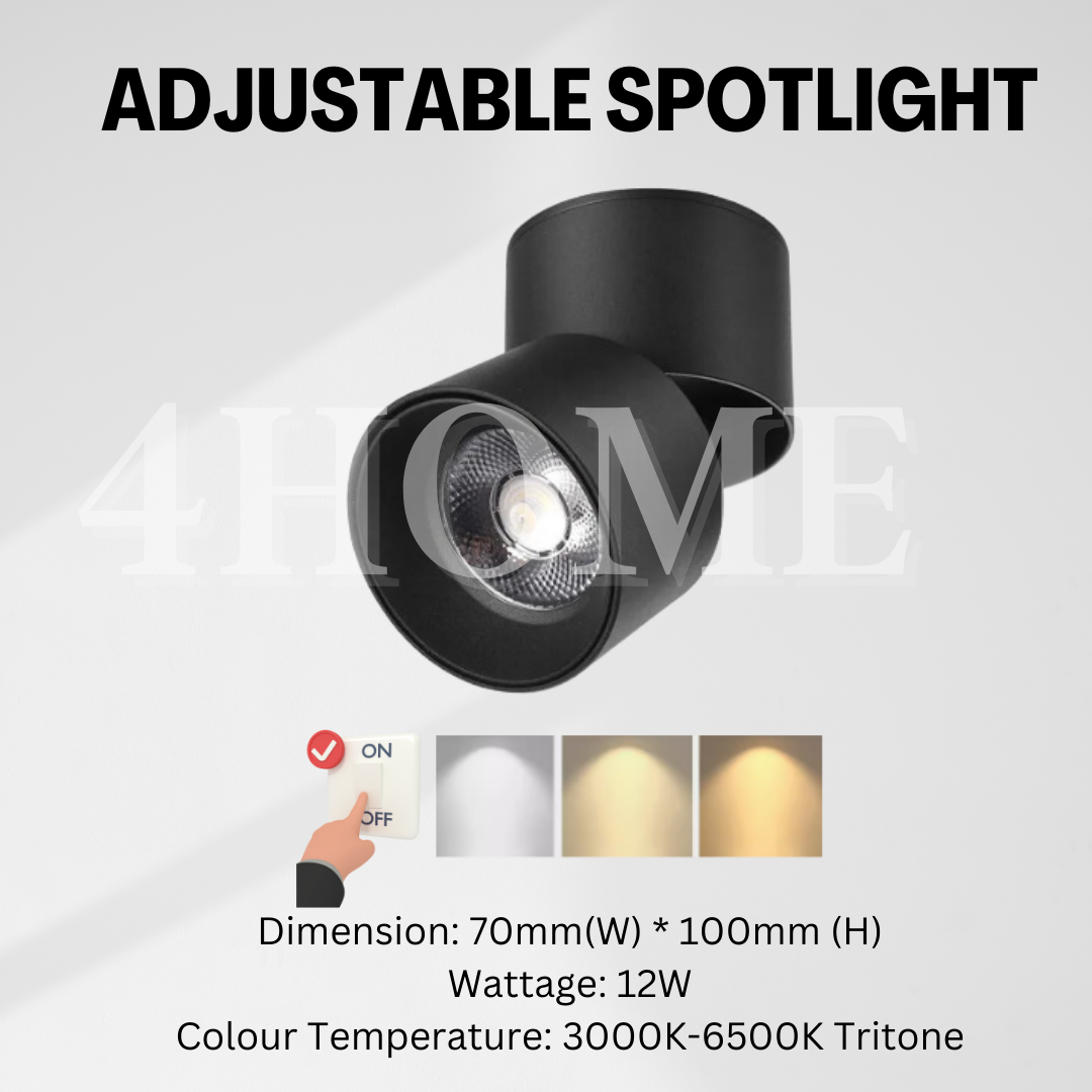 Minimalist Adjustable Surface Spotlight LED Surface Downlight 7W TML