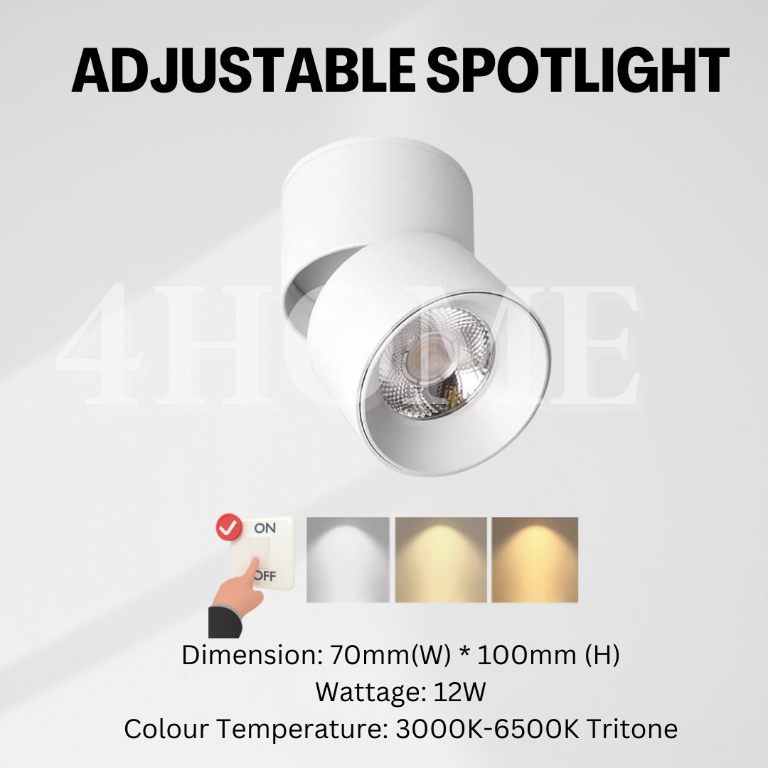 Minimalist Adjustable Surface Spotlight LED Surface Downlight 7W TML