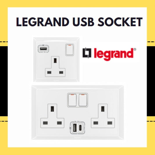 Legrand Belanko S 13A Socket with USB