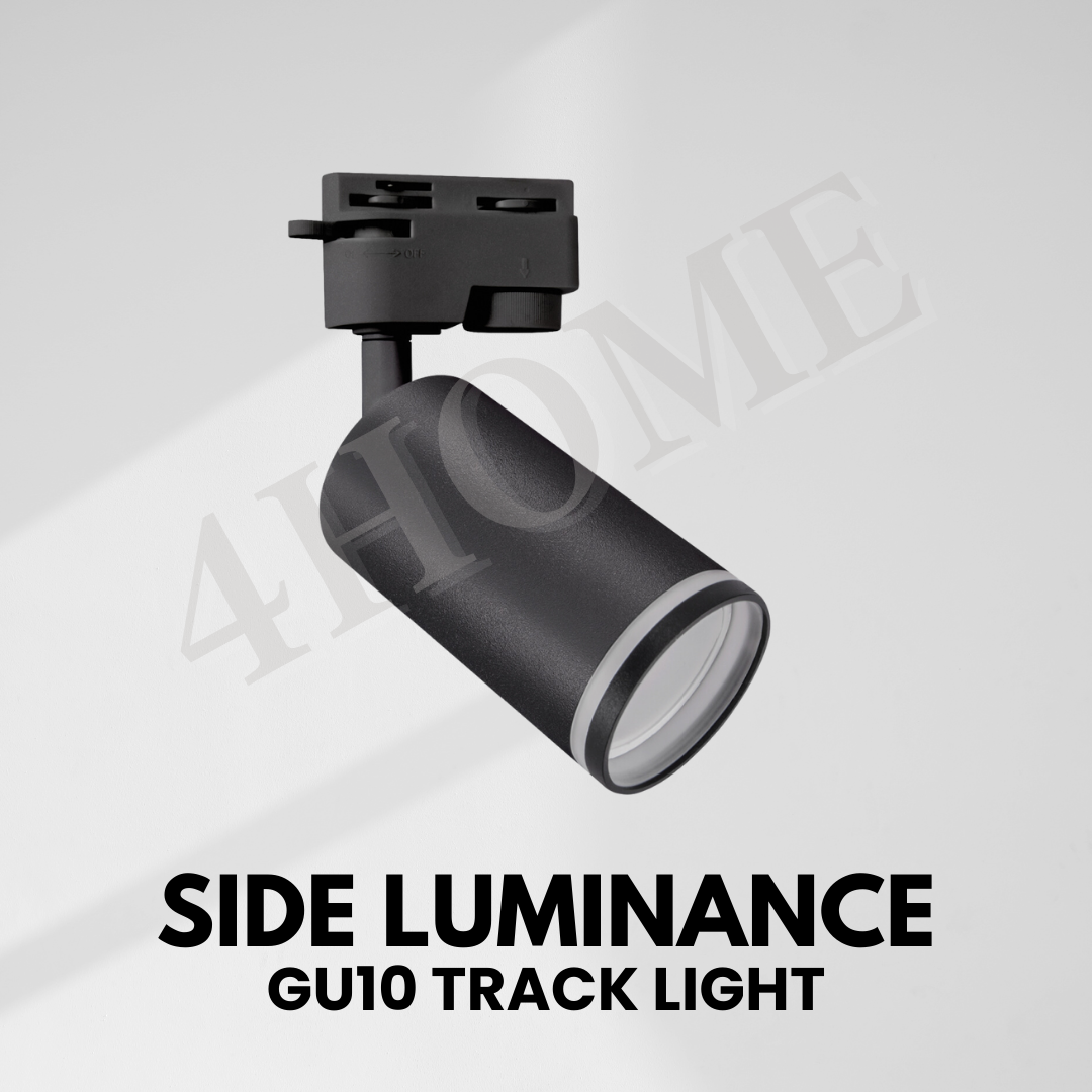 Modern Monochromatic Side Light Luminance GU10 Track Holder Track Light