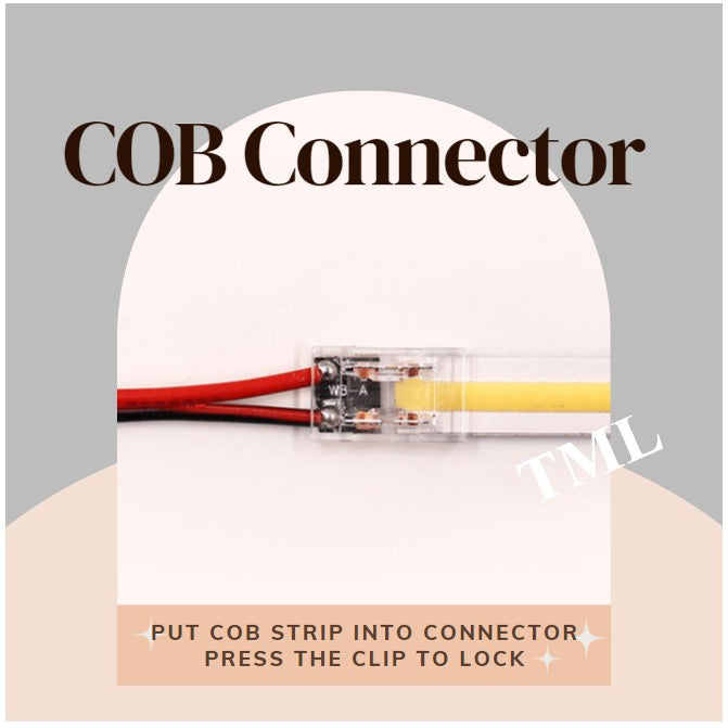 [SG Local Seller] COB Connector Strip Light Connector 8mm 10mm