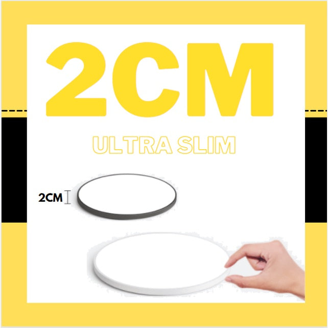 TML 36W 60W Ultra Slim Minimal LED Ceiling Light Daylight Black White Humidity Dust Insect Proof