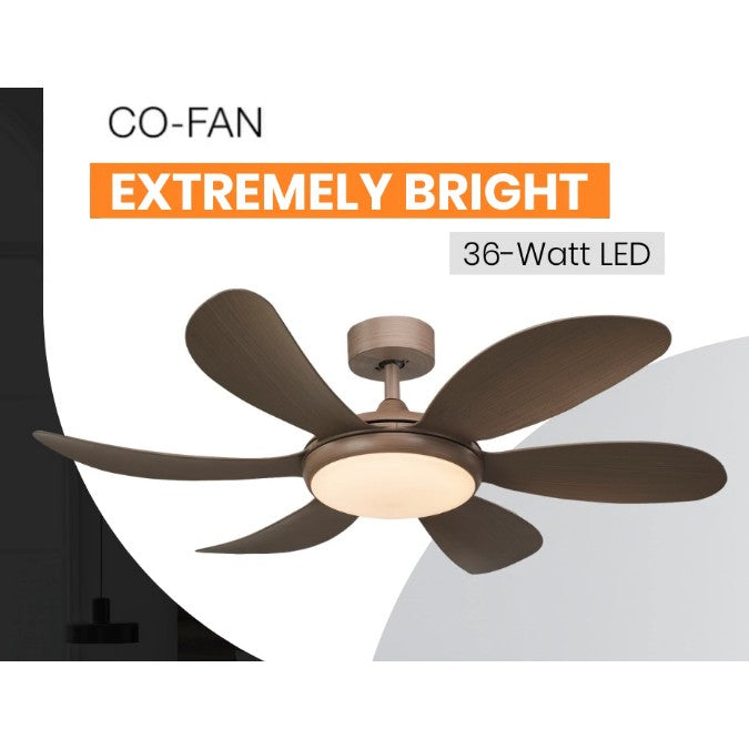 [Installation] Fanco Girasol Ceiling Fan 36W LED Light 46inch 3blades 6blades DC Fan