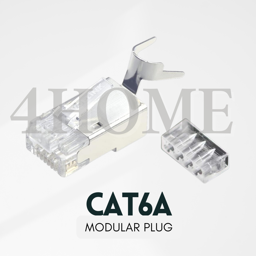 CAT6 CAT6A RJ45 Modular Plug and Boot Cover for Data Cable