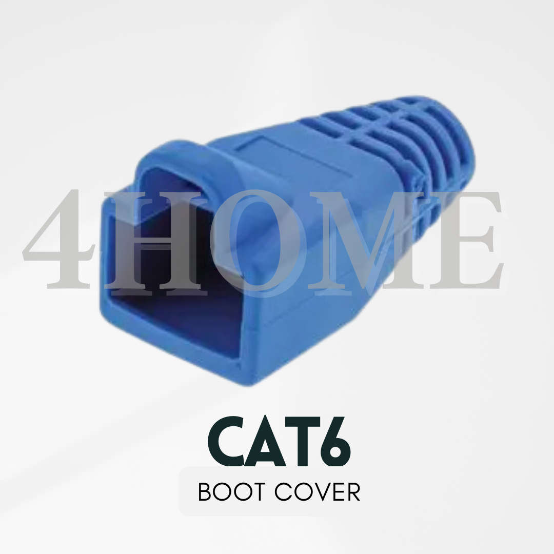 CAT6 CAT6A RJ45 Modular Plug and Boot Cover for Data Cable