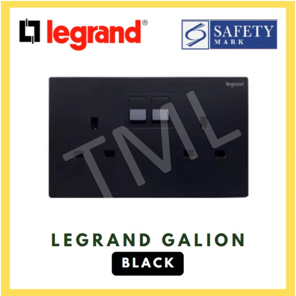 Legrand Galion Matt Black Switch Socket