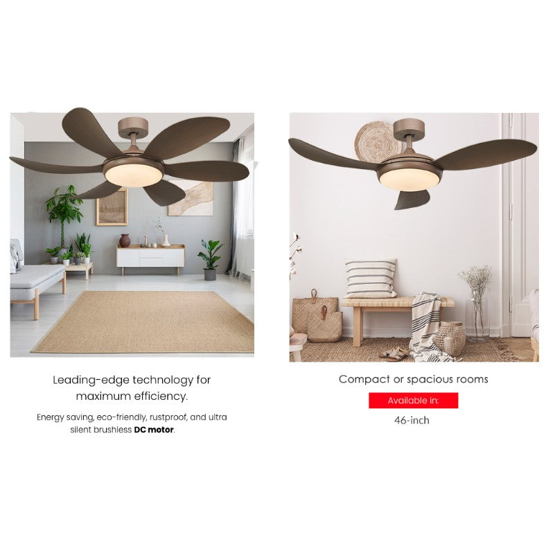 [Installation] Fanco Girasol Ceiling Fan 36W LED Light 46inch 3blades 6blades DC Fan