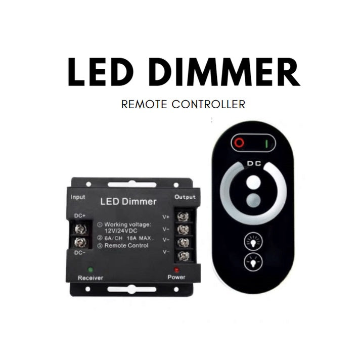 12V 24V LED Dimmable Dimmer Remote Control for strip light