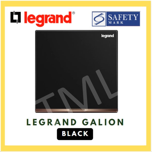 Legrand Galion Matt Black Switch Socket