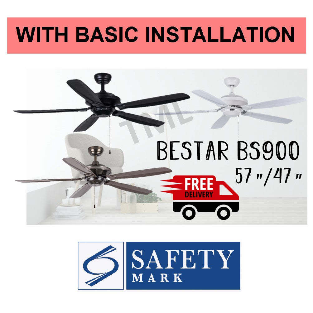 Bestar BS900 Ceiling Fan 47 / 57inch 47" 57" with Standard Installation Available