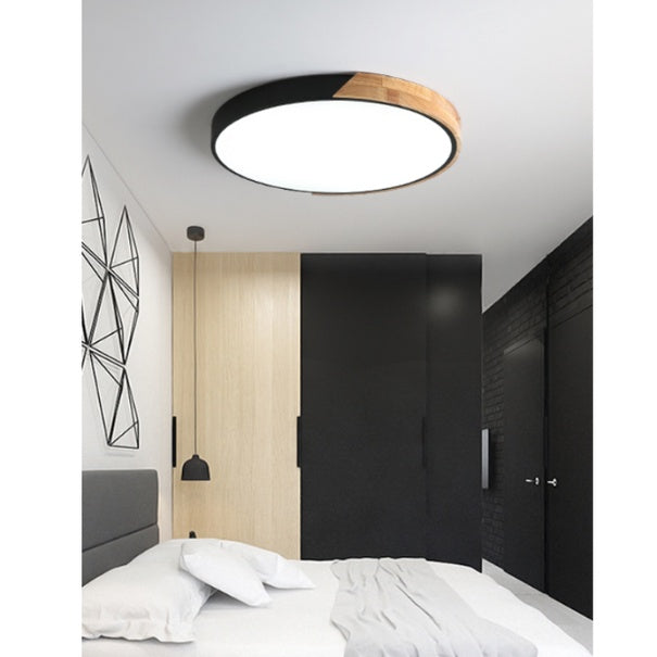 1YEAR WARRANTY Nordic LED Ceiling Light 3Tone 30W 48W with Wood 40cm 50cm