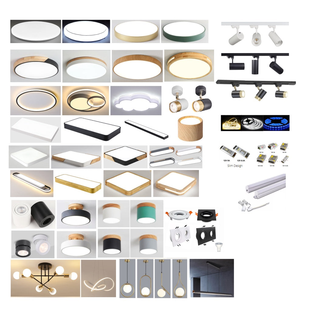 Nordic Wood Design Spotlight LED Surface Downlight 5W Scandinavian TML