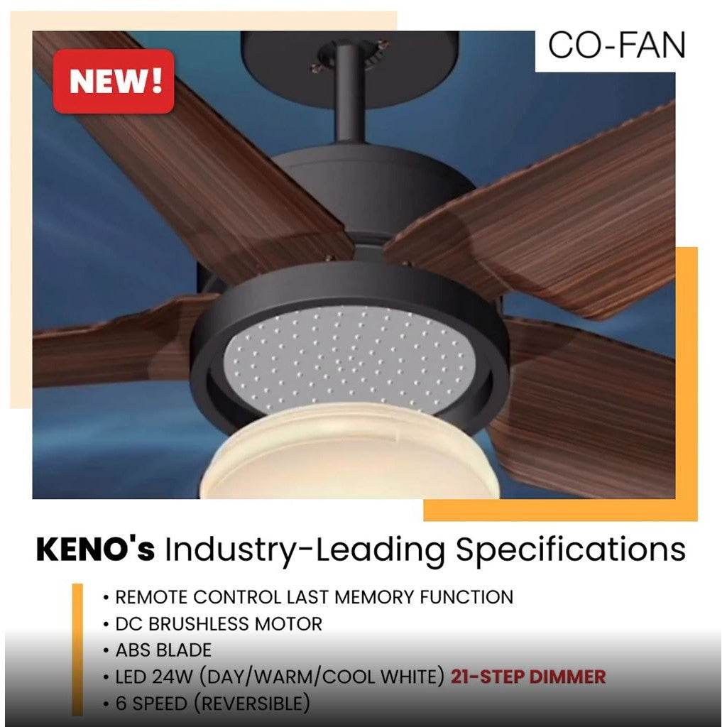 [Installation] Fanco KENO 52" 5 Blades DC Ceiling Fan 24W LED Dimmable 3 Tone