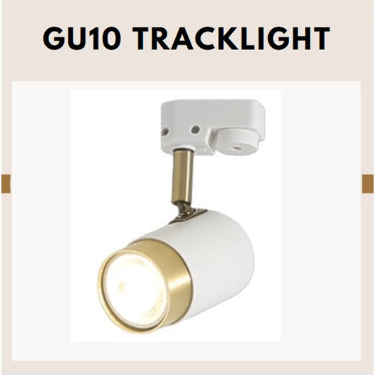 White Gold Black Gold GU10 Track Light TML