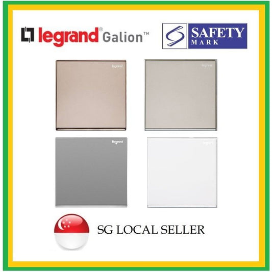 Legrand Galion 1Gang Intermediate Switch Rose Gold Champagne Dark Silver White TML