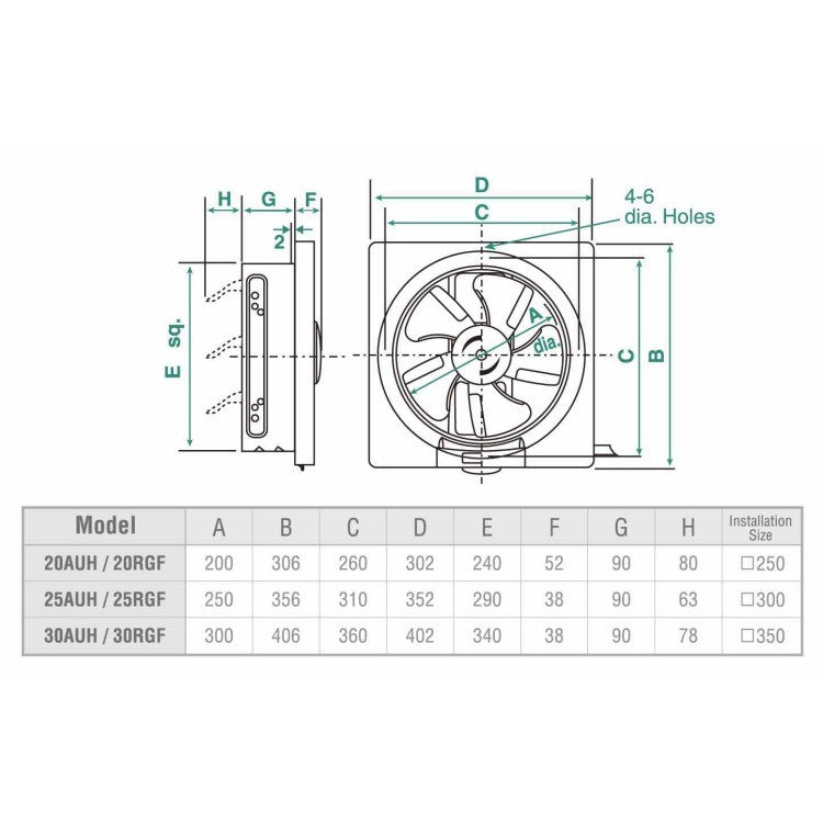 [Installation] KDK 20AUH 25AUH 30AUH Exhaust Fan Ventilating Fan Ventilation Fan Installation Install 20AUA 25AUA  TML