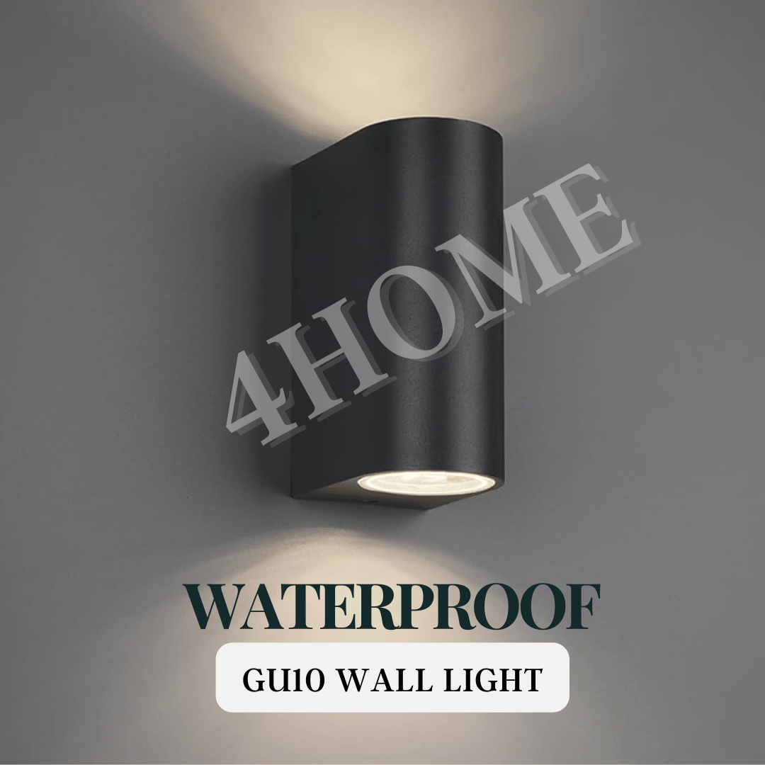 Outdoor Waterproof GU10 Round Cylindrical Wall Light Up Down