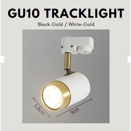 White Gold Black Gold GU10 Track Light TML