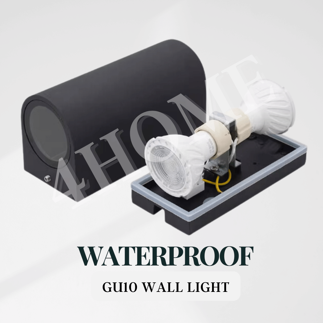 Outdoor Waterproof GU10 Round Cylindrical Wall Light Up Down