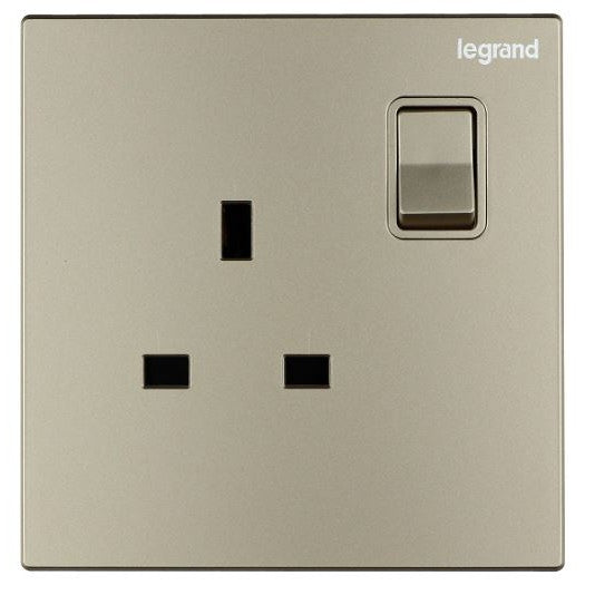 Legrand Galion Switch Socket White Dark Silver Rose Gold Champagne Designer Light Switch Landed Condo BTO HDB