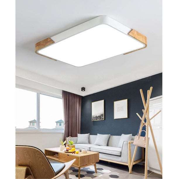 1YEAR WARRANTY Nordic LED Ceiling Light 3Tone 30W 48W with Wood 40cm 50cm