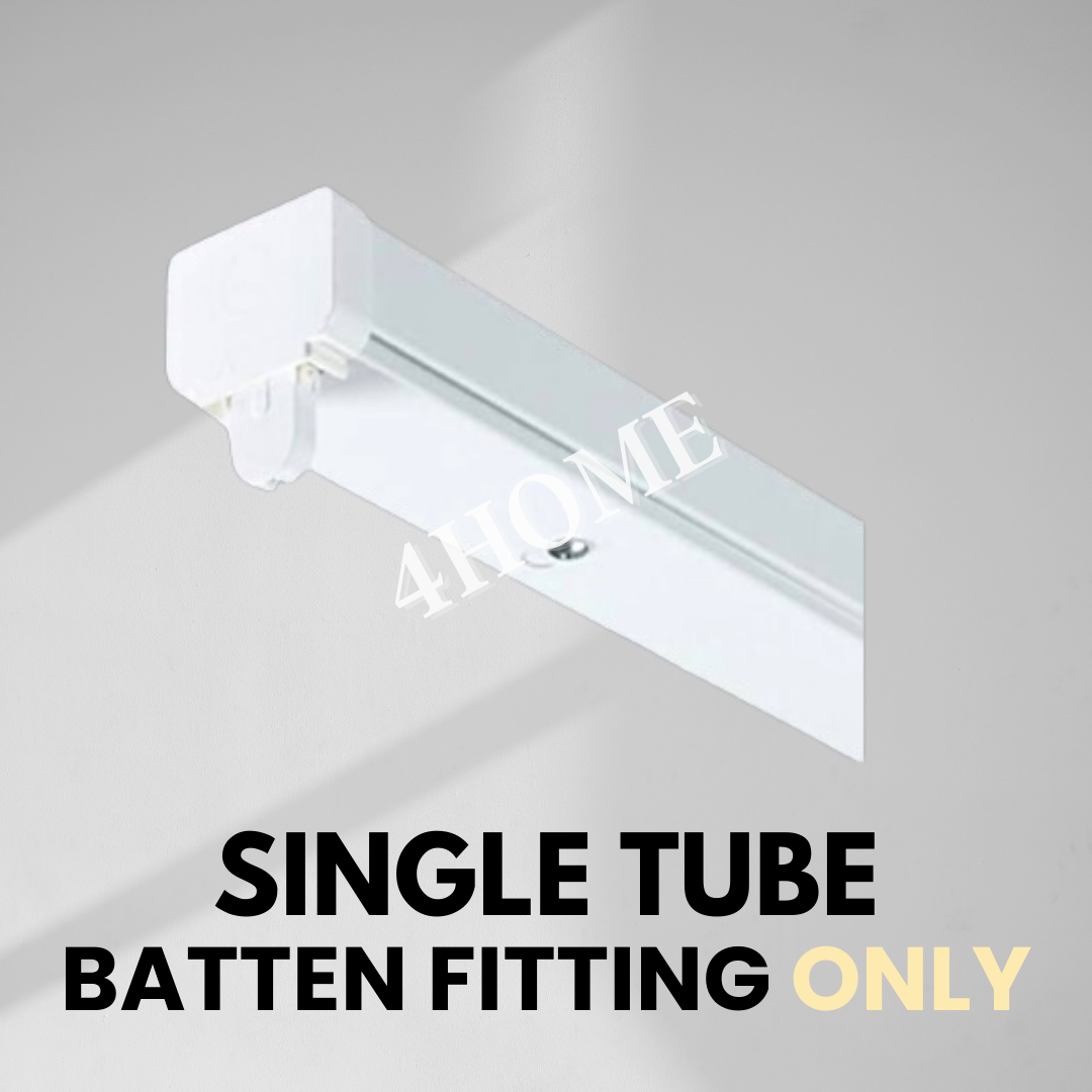 T8 Tube Batten Fitting Housing with T8 LED tube optional