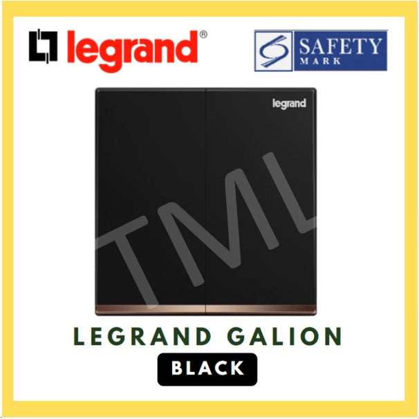 Legrand Galion Matt Black Switch Socket