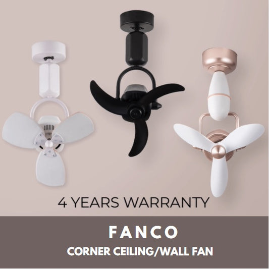 Fanco Corner Wall Fan DONO NANO VINO ceiling fan