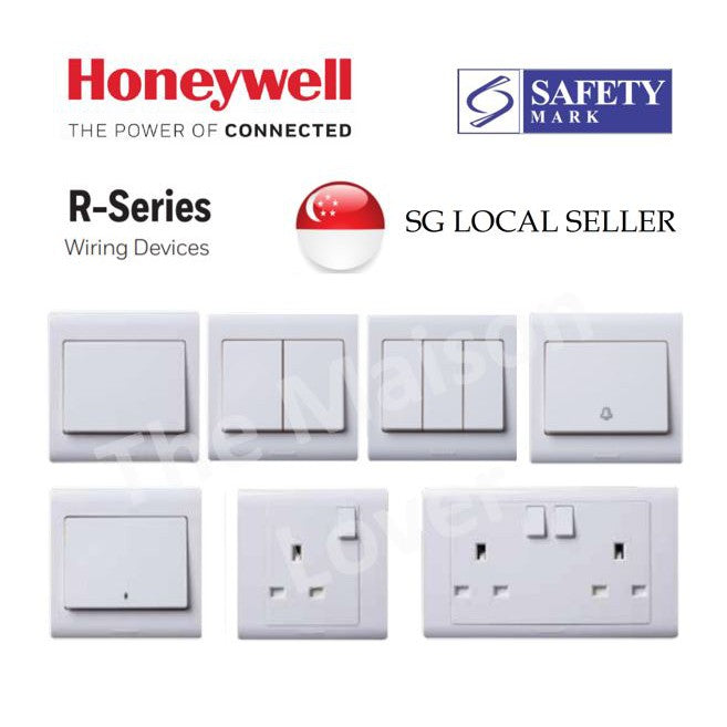 HoneyWell R-Series Switch Socket Singapore Safety Mark TML SG Seller R Series