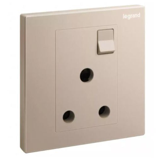 Legrand Galion 15A Aircon Socket (Champagne, Rose Gold, Dark Silver, White)