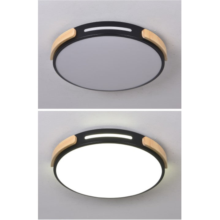 TML 18W 24W 36W White Grey with Wood LED Nordic Ceiling Light