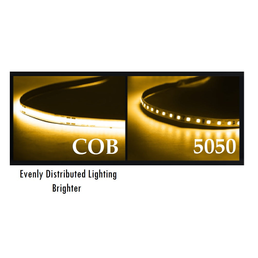 Tri-tone COB LED Strip Light 3tone Dimmable 5meters