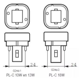 [Bundle 4 / Bundle 2] Philips Master PLC 2Pin 2P 2 Pin 13W 18W 827 840 865 PL-C