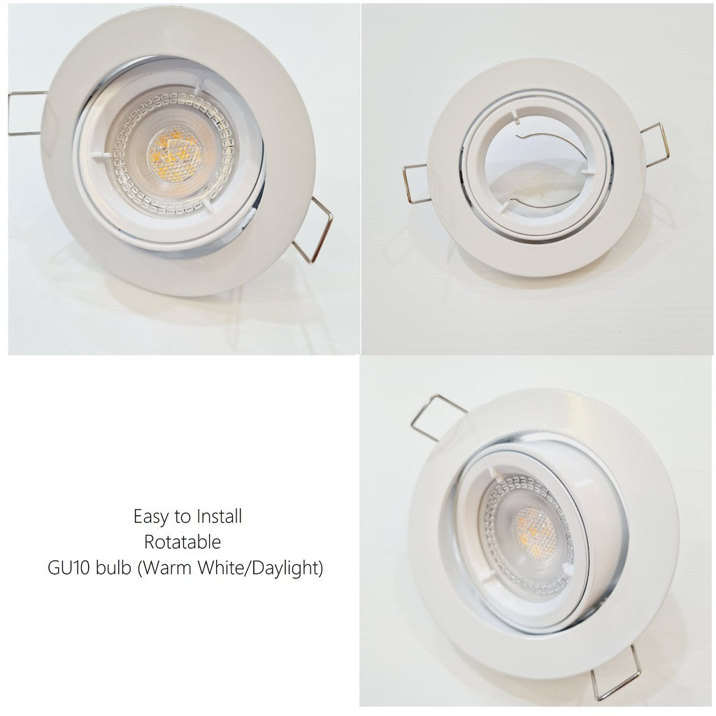 Rotatable LED Spotlight Recessed Downlight Spotlight 7W 600lm