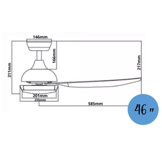 [Installation] Bestar Star-3 Ceiling Fan with 24W LED Light 36inch 46inch 56inch 36" 46" 56" STAR3