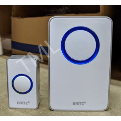 BRITZ Wireless Doorbell Set 912DC Transmitter Receiver 100M HDB BTO CONDO LANDED Door Bell Chime set