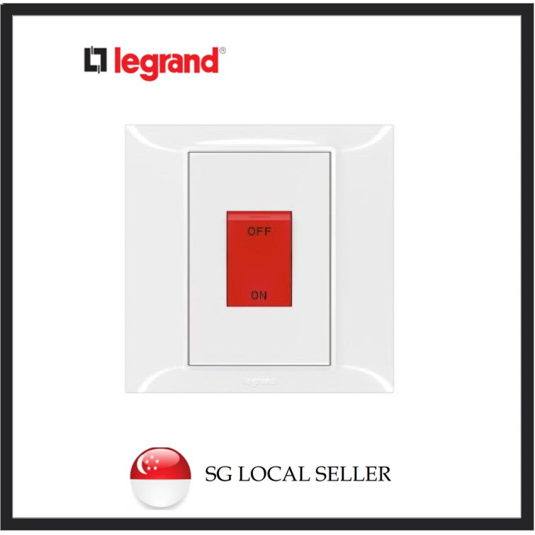 Legrand Belanko S 45A Double Pole Cooker Switch