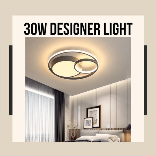 TML 30W Modern Designer LED Ceiling Light Tri-tone