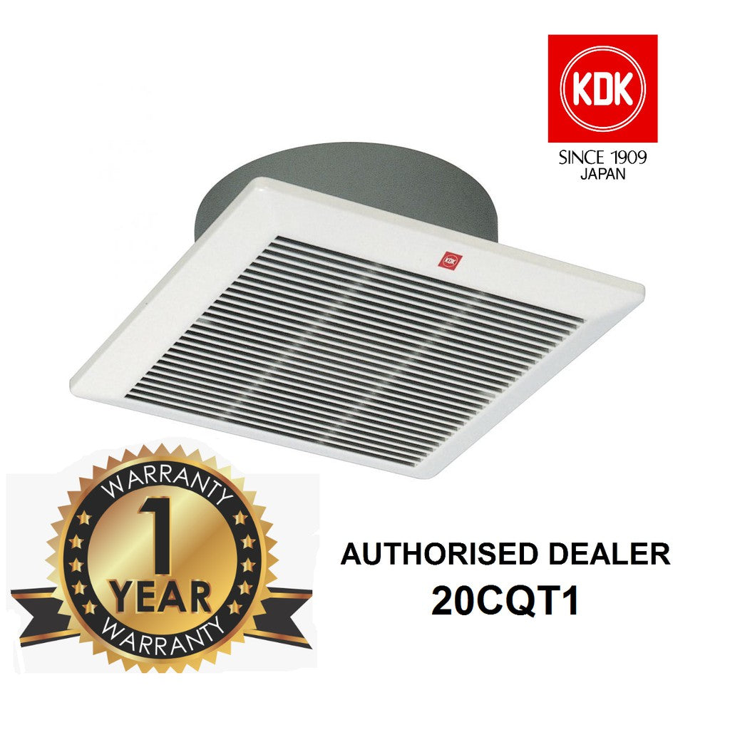 KDK 20TGQF 20CQT1 Exhaust Fan Ceiling Mount Ventilating Ventilation Fan