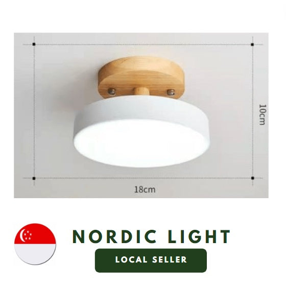 Premium Nordic Ceiling Light Spotlight Corridor Balcony Bathroom UFO TML